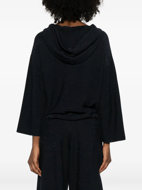 drawstring-hem sweater