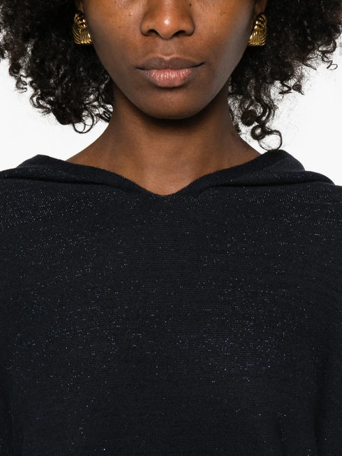 drawstring-hem sweater