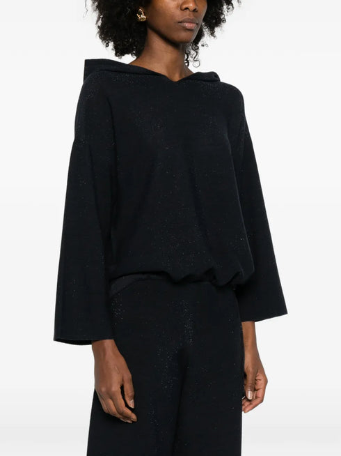 drawstring-hem sweater