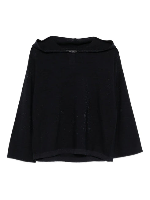 drawstring-hem sweater
