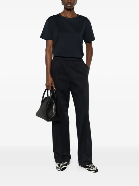 elastic-waist trousers