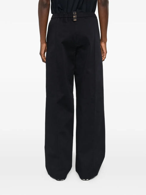 elastic-waist trousers