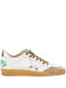 star-applique leather sneakers