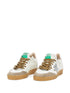 star-applique leather sneakers