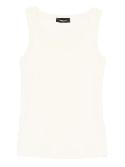 scoop-neck top