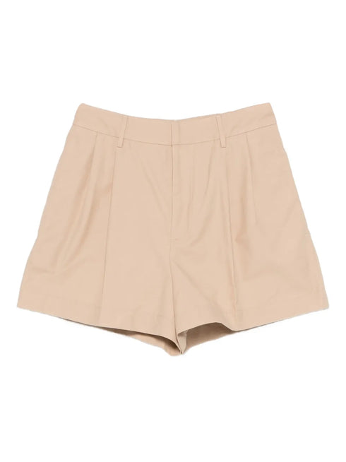 pleated shorts