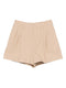pleated shorts