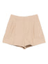 pleated shorts