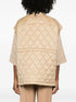 quilted-pattern gilet