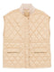 quilted-pattern gilet