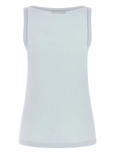 jewel-detail round-neck top