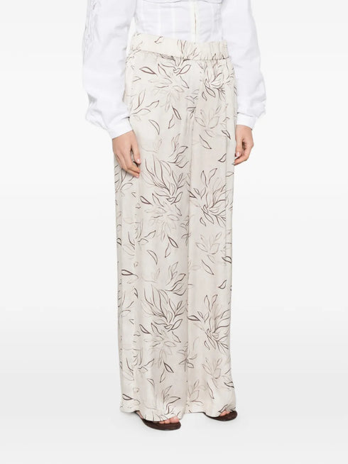 floral-print palazzo pants