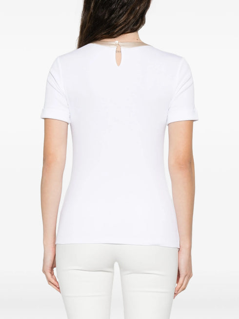 trim-detail T-shirt
