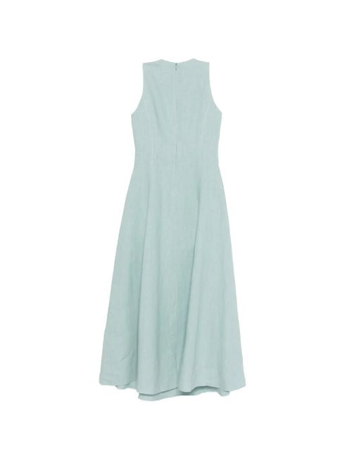sleeveless A-line dress