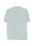 buttoned knitted polo shirt