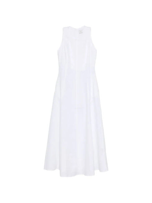 sleeveless A-line dress