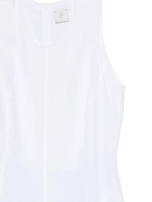 sleeveless A-line dress