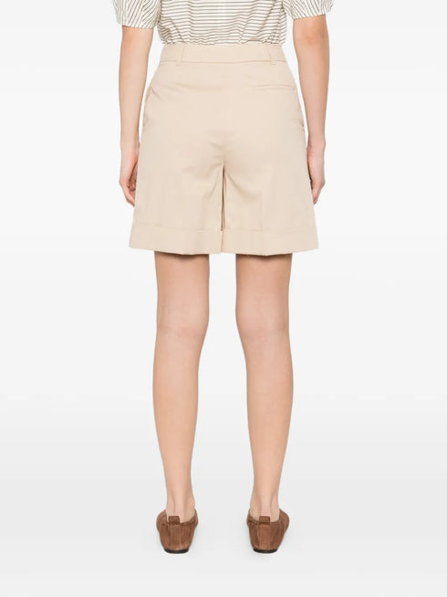 concealed-fastening tailored shorts