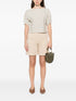 concealed-fastening tailored shorts