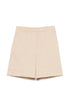 concealed-fastening tailored shorts