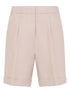 pleat-detail shorts
