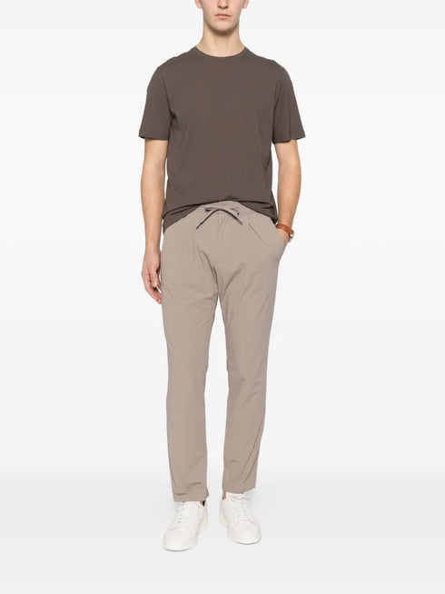 drawstring-waist trousers