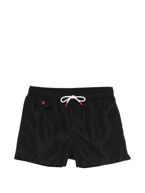 drawstring swim shorts