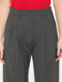pleated cuffed trousers