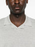 spread-collar short-sleeve polo shirt