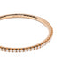 18kt rose gold white diamond extensible bracelet