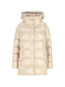 hooded padded coat