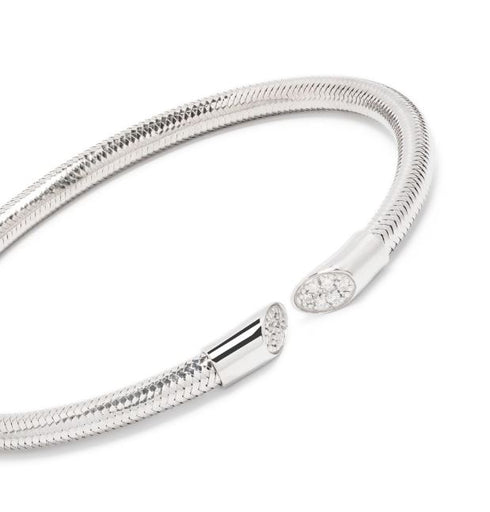 Pulsera de diamantes Nobile en oro blanco de 18 kt