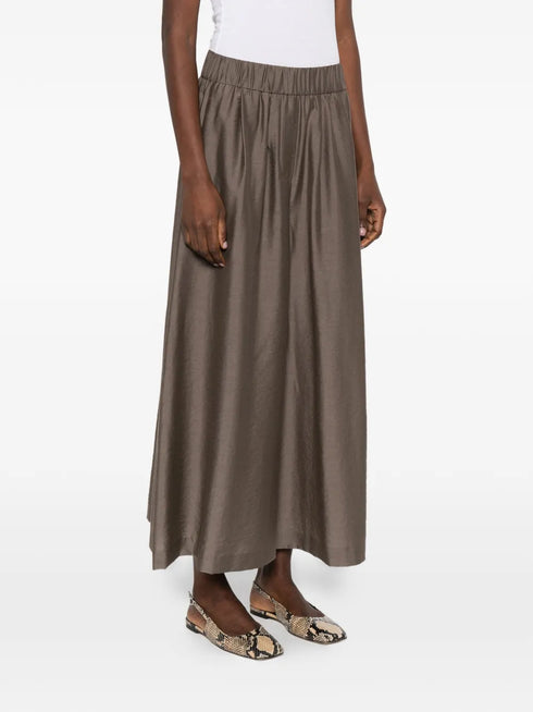 elasticated-waistband trousers