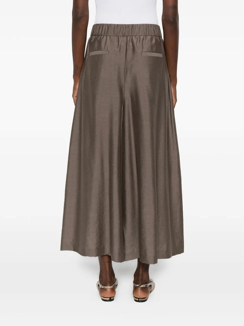 elasticated-waistband trousers