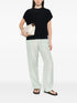 elasticated-waist trousers