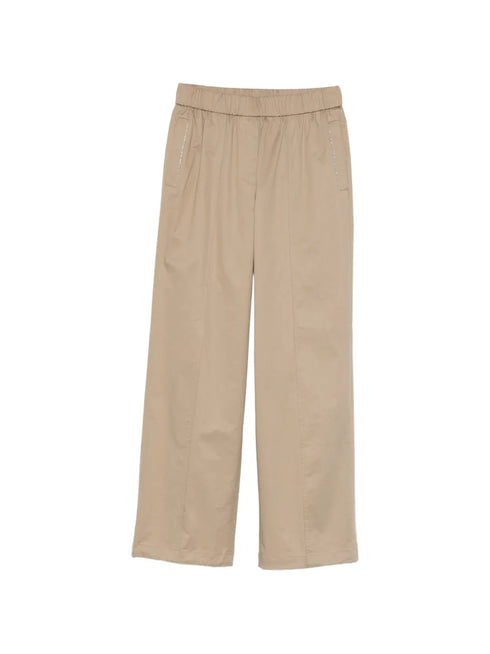 elasticated panelled trousers