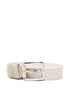 textured-leather belt