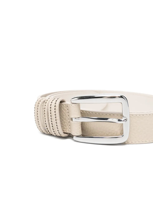 textured-leather belt