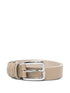 textured-leather buckle belt