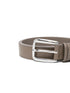textured-leather buckle belt