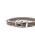 stud-embellished suede belt