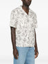 floral-print shirt