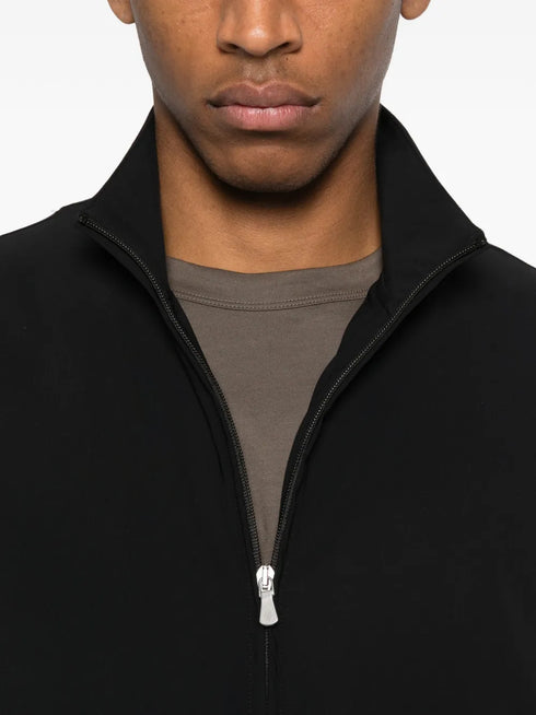 high-neck bomber jacket