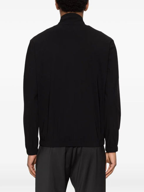 high-neck bomber jacket