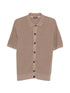 buttoned short-sleeve shirt