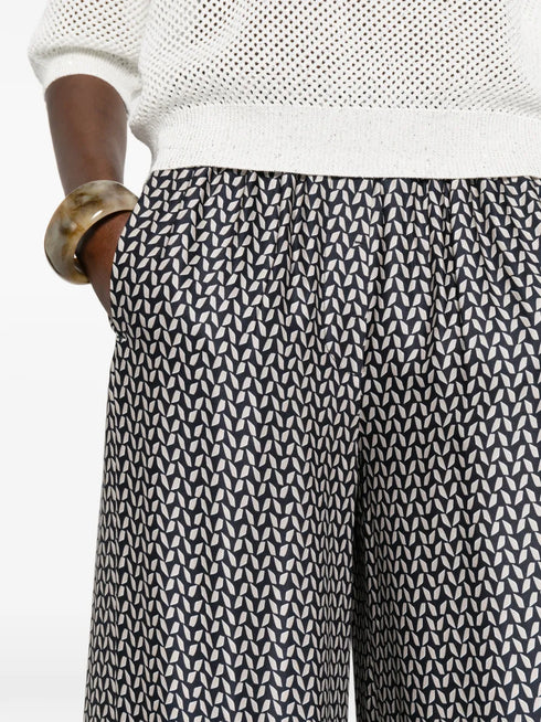 patterned trousers