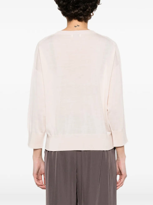 crystal-embellishment sweater