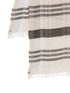 striped fringed scarf