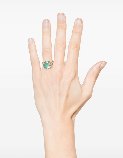 Anillo Petit Joli Lunaire en oro rosa de 18 quilates con diamantes