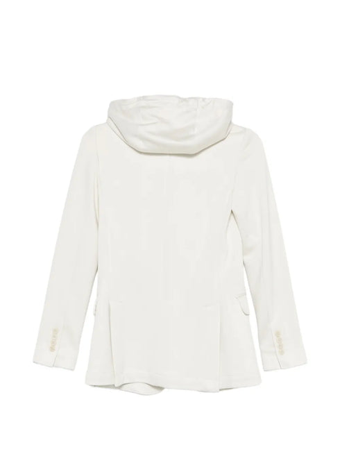 hooded blazer